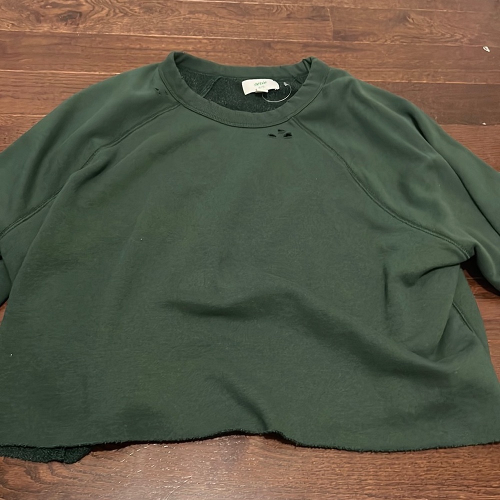 Aerie cropped crew neck